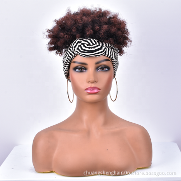 braided body water yaki blond deep wave wholesale for with attached kinky synthetic curly wigs for black women headband wig
